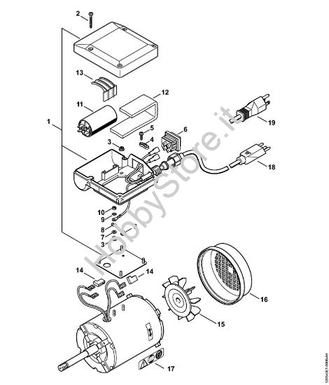 Elettromotore 120 V/60 Hz HOS HOS brand Stihl